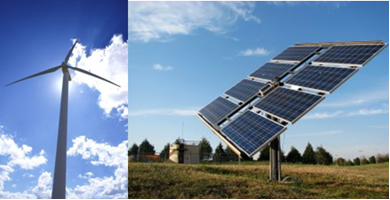 A energia eólica e a solar são renováveis