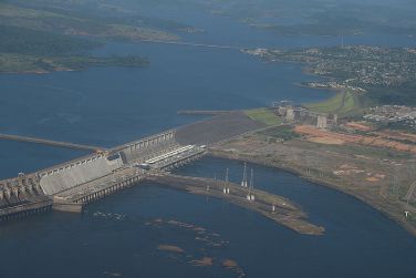 Imagem aérea da Hidrelétrica do Tucuruí, no Pará.¹