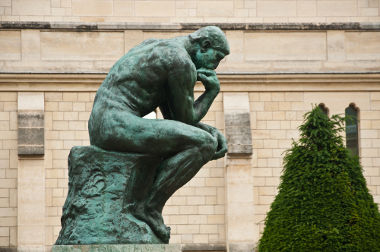 “O Pensador”, de Rodin, veio a público no ano de 1888